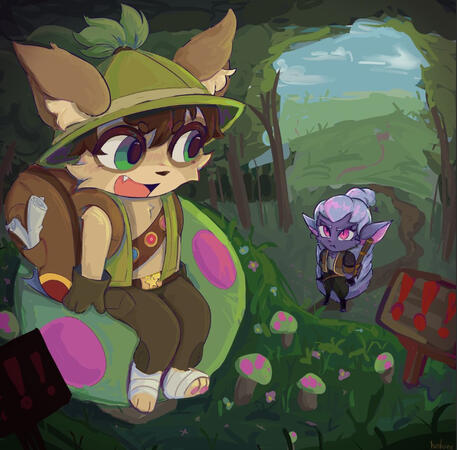 Full body, 2 characters, render, background